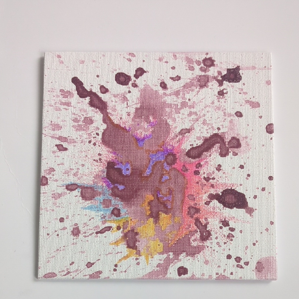 "Nebula" Handmade Abstract Canvas Art One Of A Kind